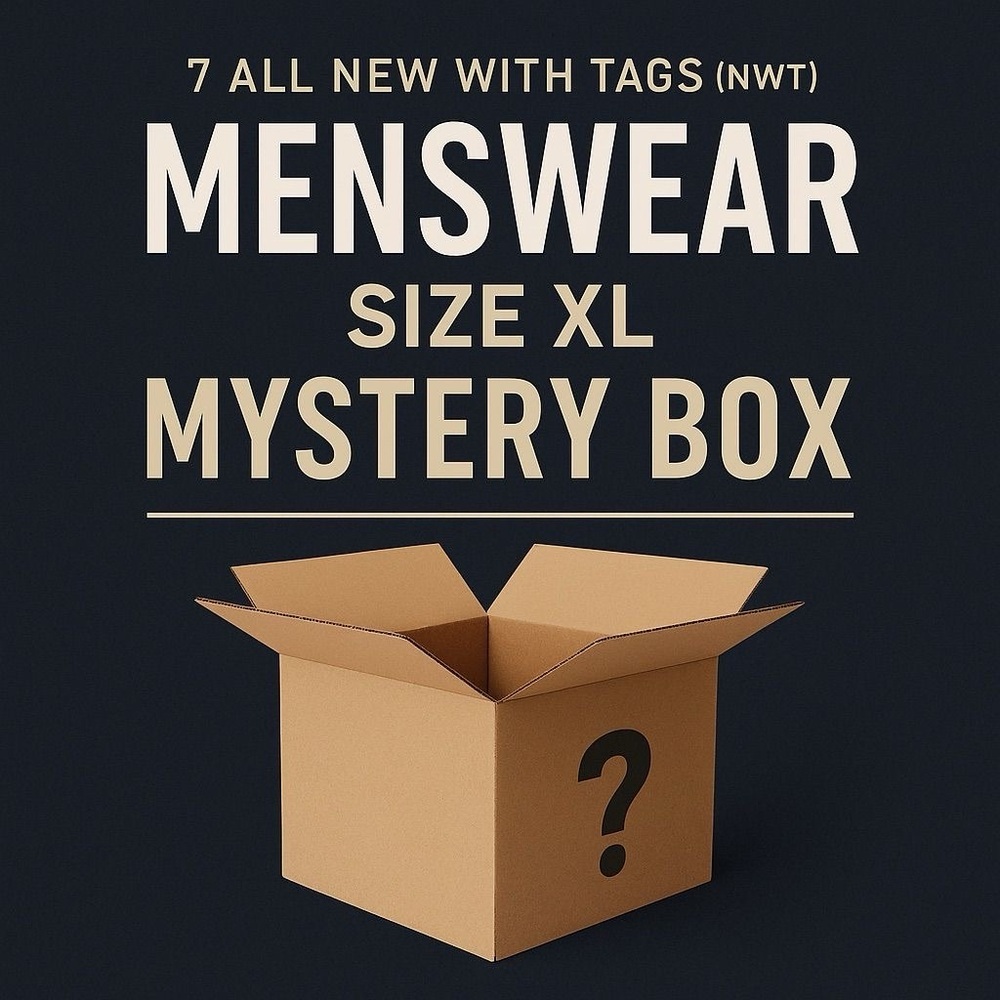 🧢 MEN’S NEW WITH TAGS MYSTERY BOX 📦